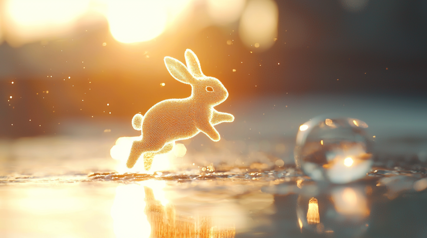 Основатель Halora с работой на фоне